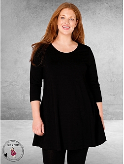 BASE LEVEL Shirt A-Lijn Aria Zwart